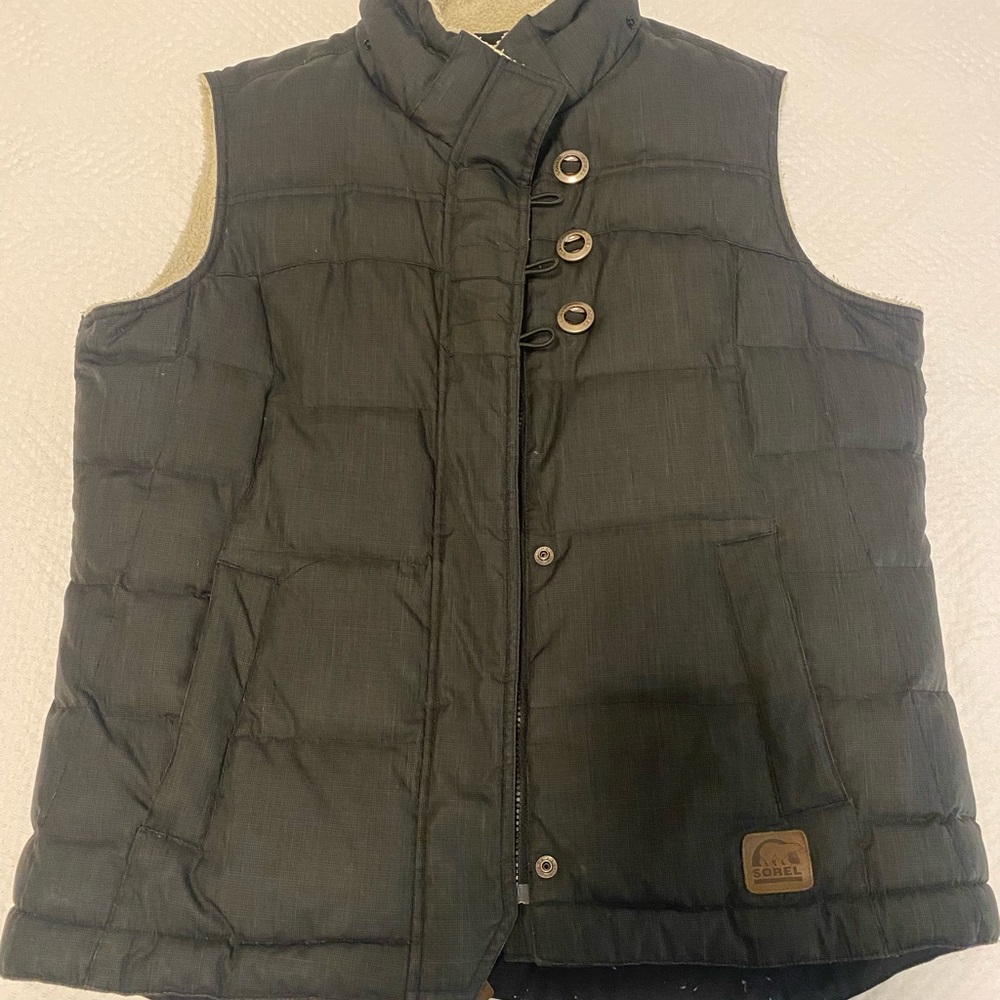 Sorel Cream Sherpa Vest